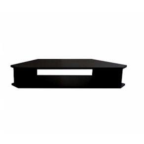 Rack Sala De Canto Preto Para tv Até 32 Polegadas Em Mdf