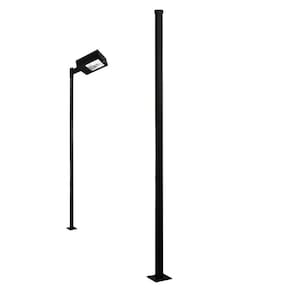 Poste Iluminaçao Publica Aço 3 Metros Pintura Eletrostatica Suporte Luminaria Refletor
