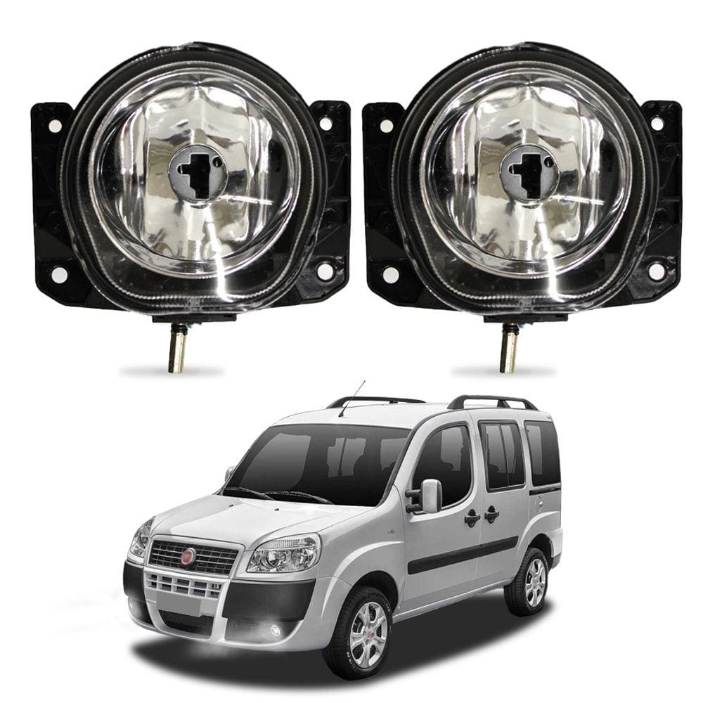 Par Farol de Milha para Doblo 2010 a 2021 Doblo Adventure 2010 a 2020 Auxiliar Neblina