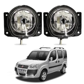 Par Farol de Milha para Doblo 2010 a 2021 Doblo Adventure 2010 a 2020 Auxiliar Neblina