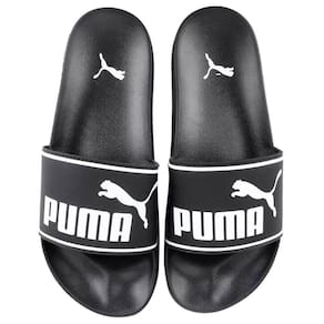 Chinelo Slide Puma Leadcat 2.0 - Branco e Preto