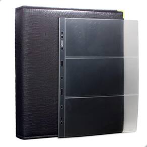 Álbum Fichário 20 Folhas Cédulas 3 Espaços 32x24 Cobra Fosco GF