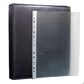 Álbum Fichário 50 Folhas PP Cédulas 1 Espaço 32x24 Cobra Fosco GF