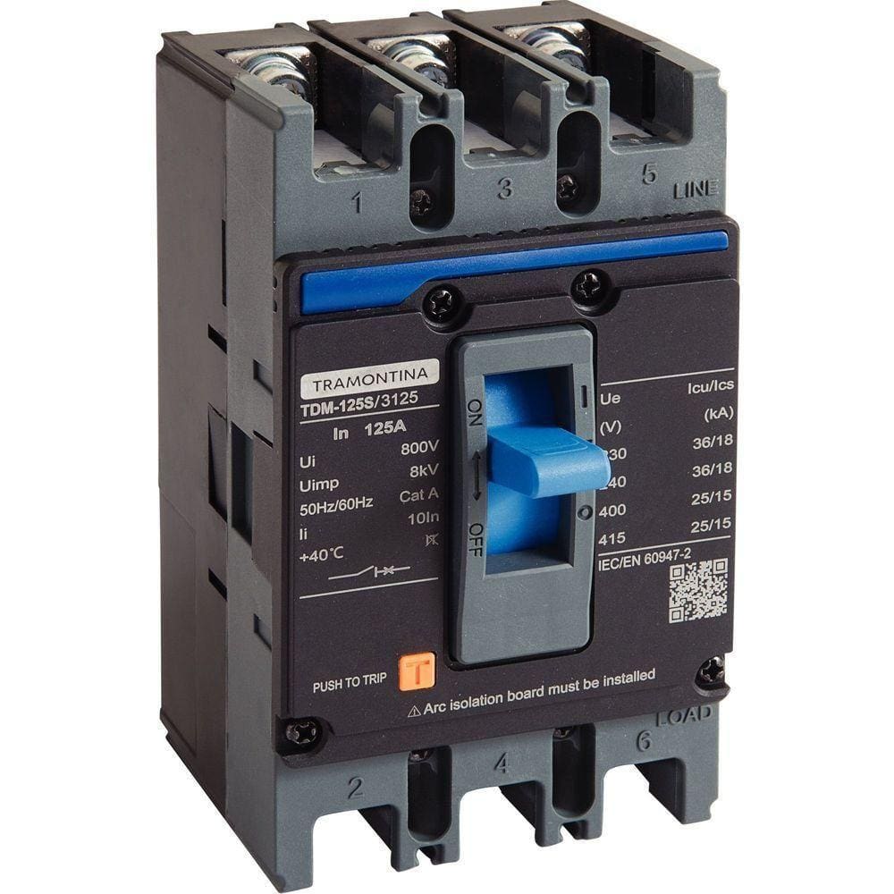 Caixa Moldada Tramontina Tdm 125s 3125 3p 125 A 36 Tramontina