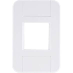 Placa 2 Postos Juntos 4x2 Tramontina Tablet Branca Tramontina