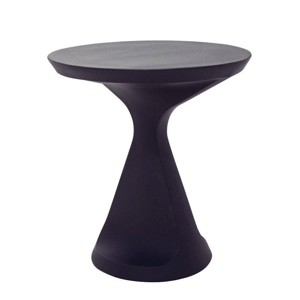 Mesa Redonda Tramontina Salut Em Polietileno Grafite Tramontina