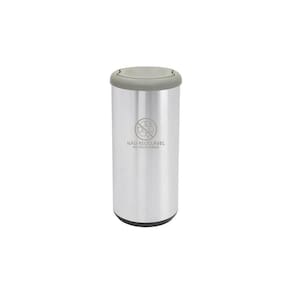 Lixeira Inox Tramontina Piemonte Cápsula Selecta Plus Basculante Scotch Brite Cinza 40 L Tramontina