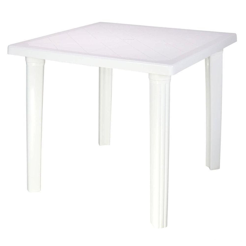 Mesa Tramontina Sancho Em Polipropileno Branco Tramontina