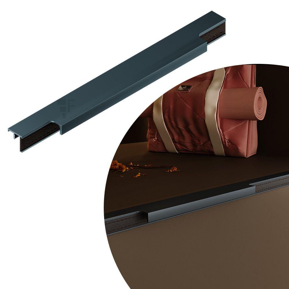 Puxador Recale IL 8040 - Gray/Coffee - 800MM