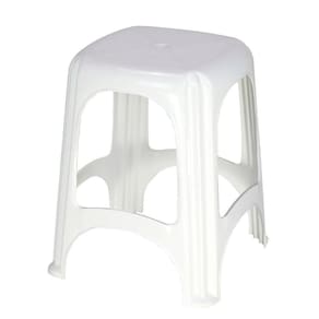 Banqueta Tramontina Niterói Em Polipropileno Branco Tramontina