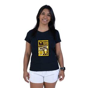 Camiseta Feminina Algodao Frase Cerveja É Que Nem Banho Estampada Acompanha Abridor De Garrafa