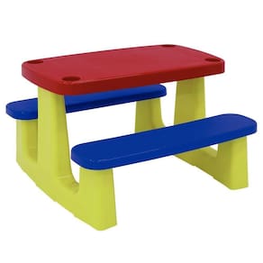 Mesa Infantil Tramontina Picnic Colorida Em Polipropileno Tramontina