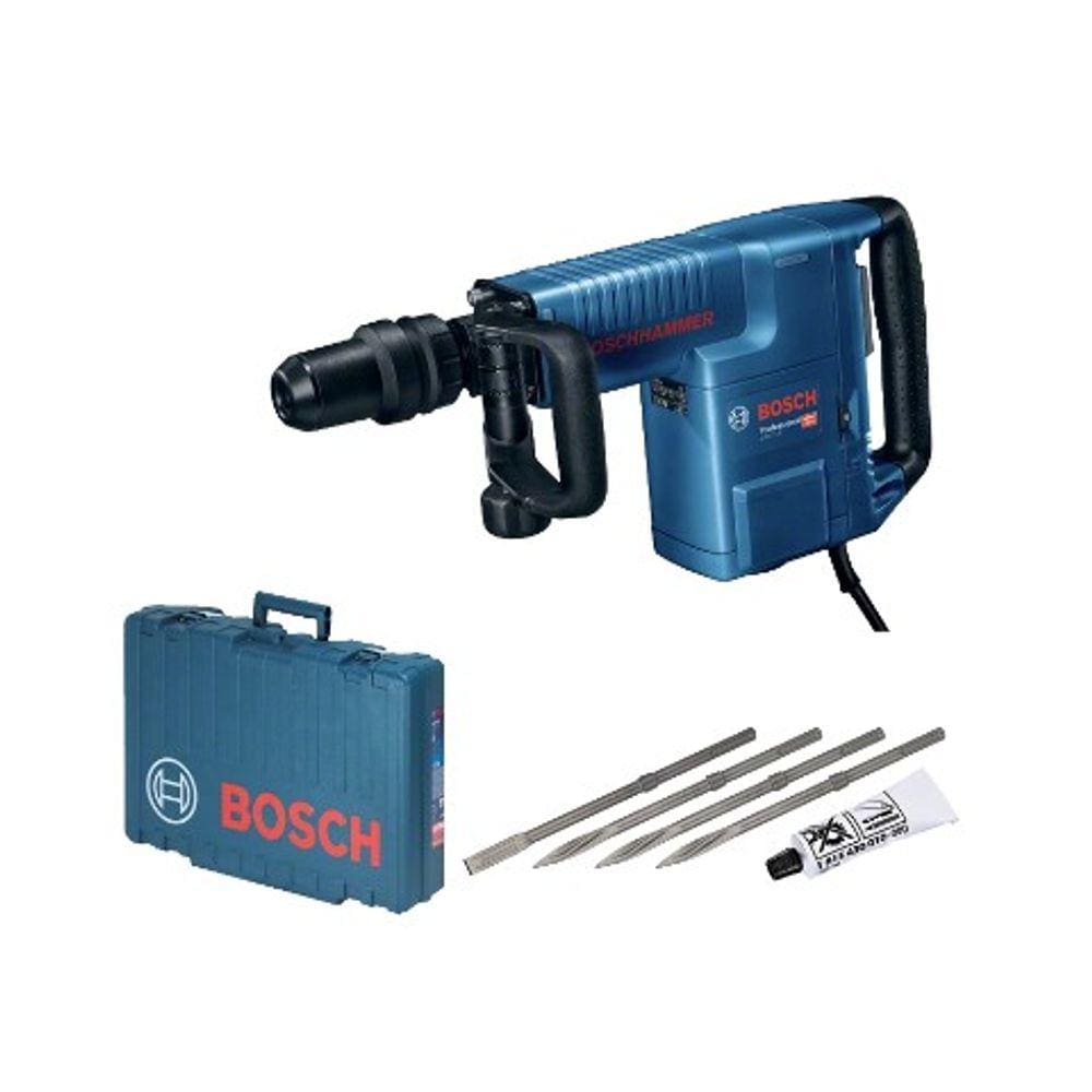Martelo Demolidor GSH 11E GSH 11-E 220V/1500W Ponteiro Talhadeira SDS MAX - BOSCH