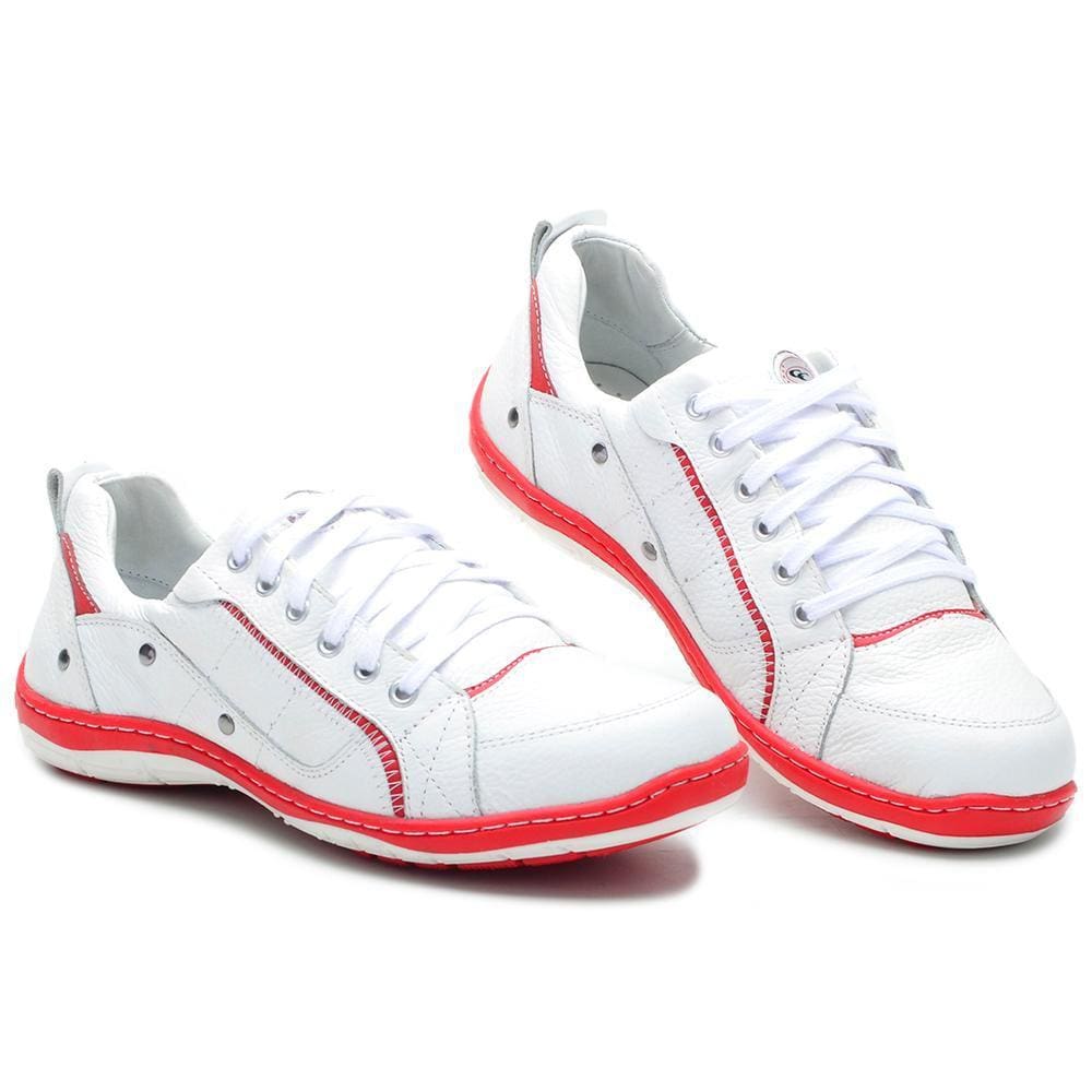 Sapatênis Masculino Couro Casual Macio Costurado Cadarço