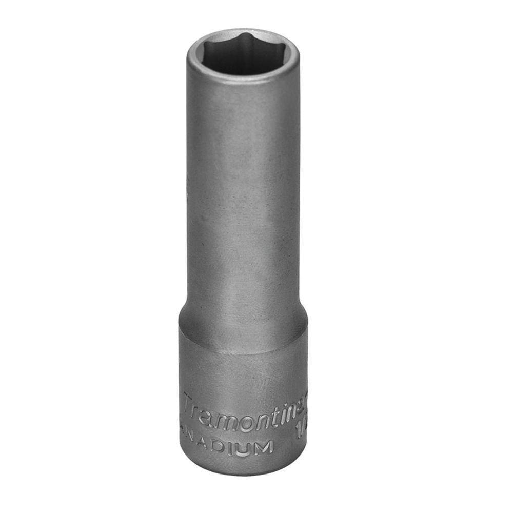 Soquete Sextavado Longo Em Aço Cromo Vanádio 1/2&quot; - Encaixe 1/2&quot; Tramontina Pro Tramontina