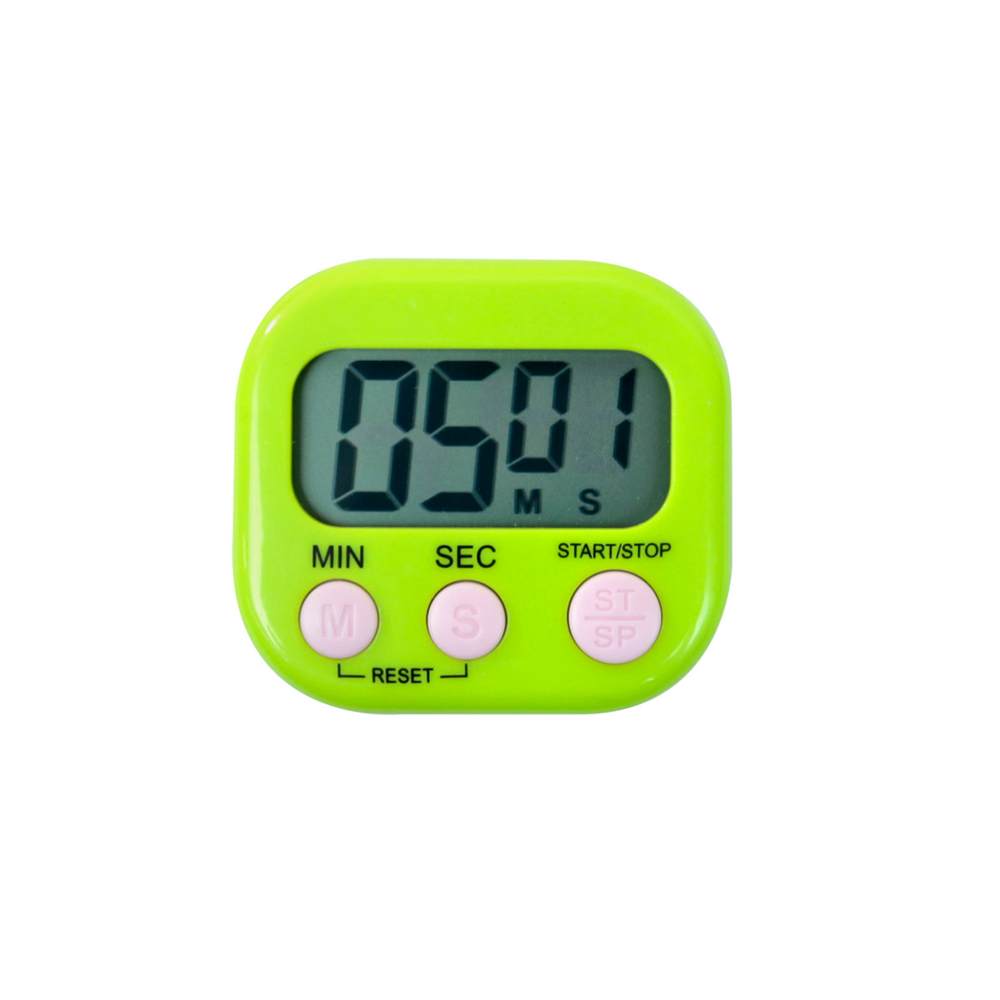 Cronômetro Temporizador Multiuso de Plástico a Pilha