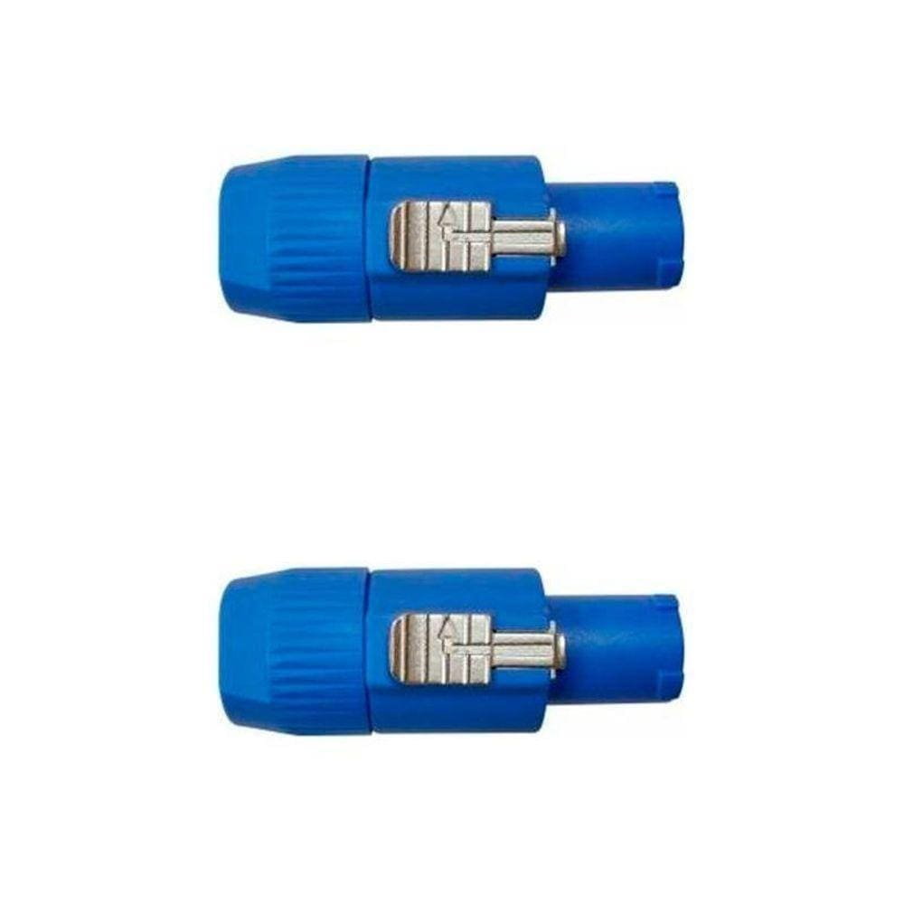 Kit Conectores P-cabo Fêmea P-ac - Corpo Azul Wc 3 Fca (2un) Wireconex - Pç - 2
