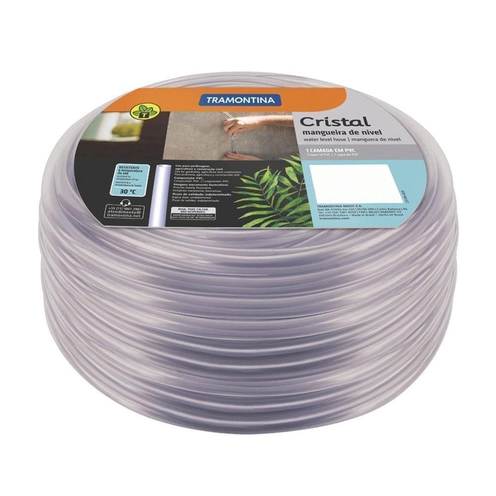 Mangueira De Nível Cristal 5/16” Tramontina Em Pvc 1 Camada 100 M Tramontina