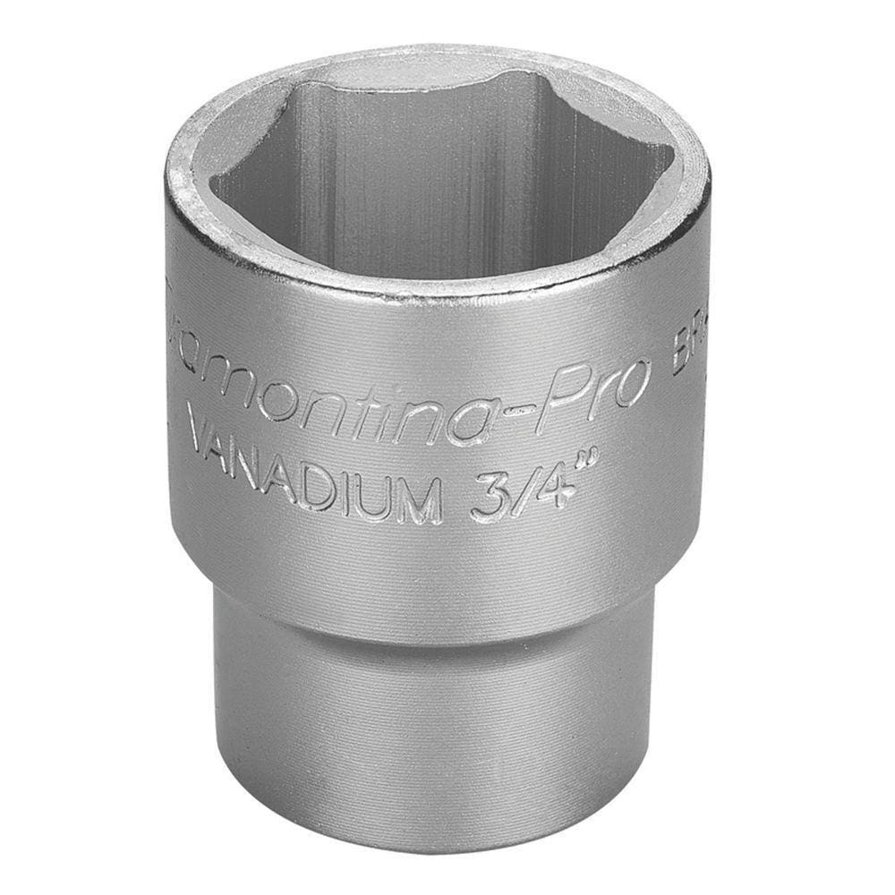 Soquete Sextavado Em Aço Cromo Vanádio 36 Mm - Encaixe 3/4” Tramontina