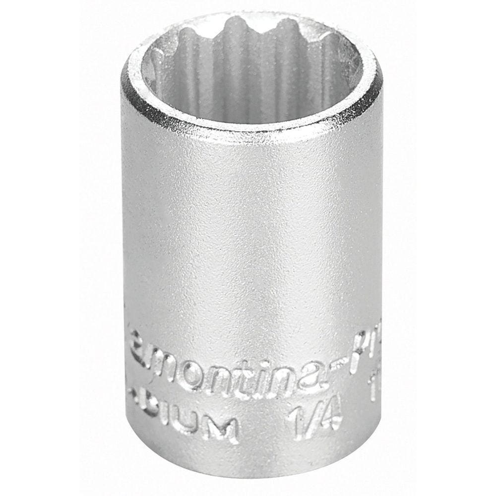 Soquete Estriado Em Aço Cromo Vanádio 11 Mm - Encaixe 1/4” Tramontina Pro Tramontina