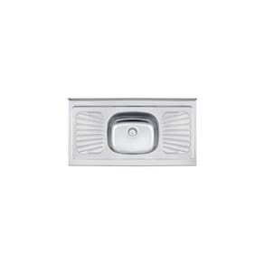 Pia De Apoio Tramontina New Raggi 40 Em Aço Inox 105x52 Cm Tramontina