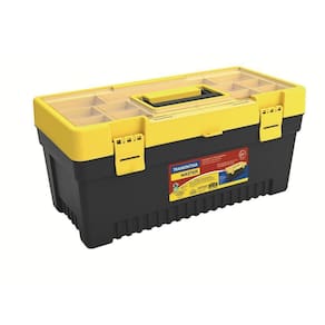 Caixa Plástica Para Ferramentas 20" Tramontina Com Tampa Organizadora Tramontina