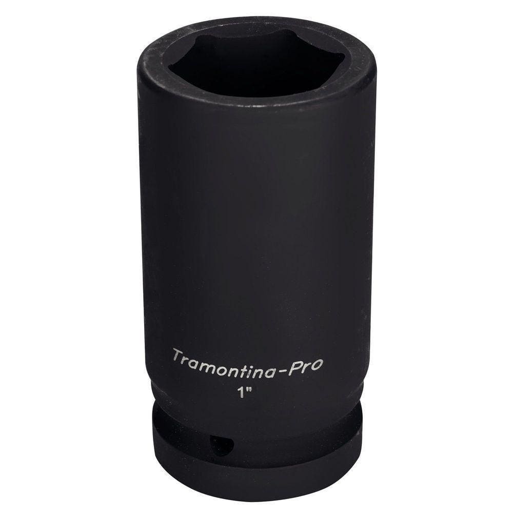 Soquete De Impacto Sextavado Longo Em Aço Cromo Molibdênio 38 Mm - Encaixe 1`` Pro