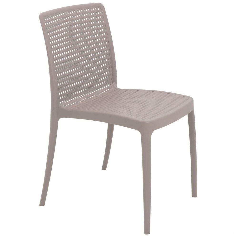 Cadeira Tramontina Isabelle Em Polipropileno E Fibra De Vidro Camurça Tramontina