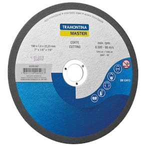 Disco De Corte Fino 7" Tramontina Para Aço Inox E Materiais Endurecidos Tramontina
