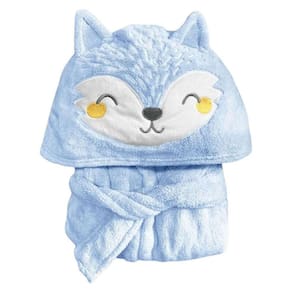 Roupão Infantil Raposa Azul 3-4 anos - Laço Bebê