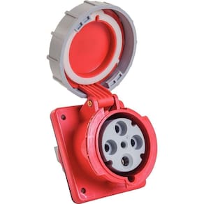 Tomada De Embutir Industrial 3p+t 63 A 380-415 Vca 6 H Tramontina Tramontina
