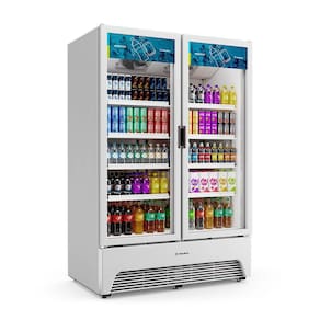 Refrigerador Expositor Vertical Bebidas Duas Portas Vidro 1164l Vbm3al Optima Branca 220v - Metalfrio