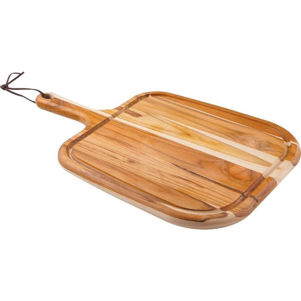 Tábua Para Steak Tramontina Provence Em Madeira Teca Fsc Com Cabo 40x27 Cm Tramontina