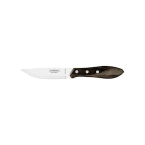 Faca Para Churrasco Jumbo Com Lâmina Em Aço Inox E Cabo De Madeira Polywood Castanho 5"