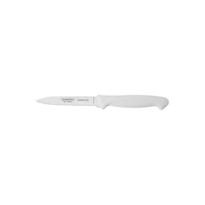 Faca Para Frutas E Legumes Premium Em Aço Inox E Cabo De Polipropileno Branco 4"
