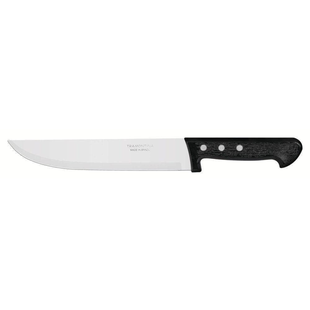 Faca Para Cozinha Plenus Com Lâmina Em Aço Inox E Cabo De Polipropileno Preto 8”
