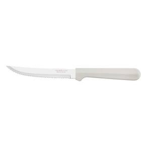 Faca Para Churrasco Tulum Com Lâmina Em Aço Inox E Cabo De Polipropileno Off-white 5"