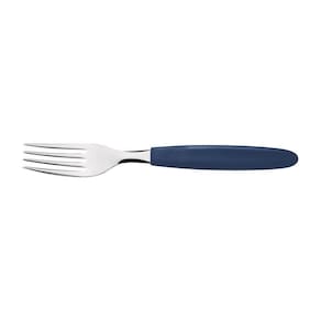 Garfo De Mesa Tramontina Ipanema Com Lâmina Em Aço Inox E Cabo De Polipropileno Azul Tramontina