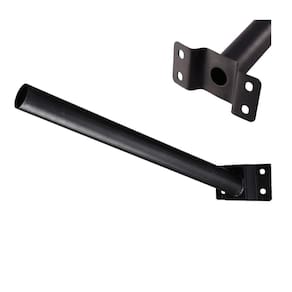Suporte Barra Luminaria Solar Aço Pintura Eletrostatica Parede Poste