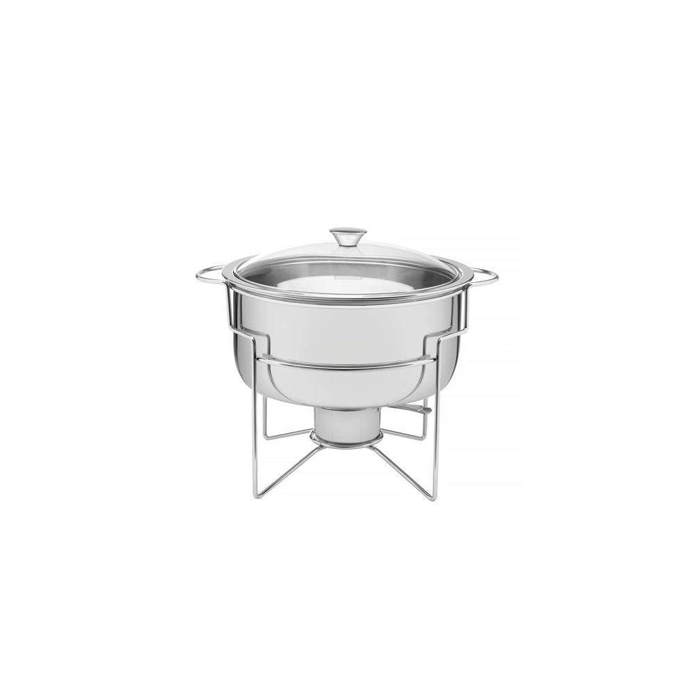 Rechaud Banho-maria Tramontina Em Aço Inox 7 L Com Fogareiro Tramontina