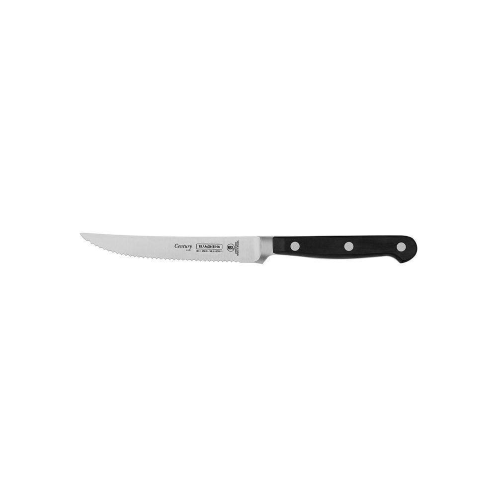 Faca Para Churrasco E Frutas Century Com Lâmina Em Aço Inox E Cabo Em Policarbonato 5&quot;