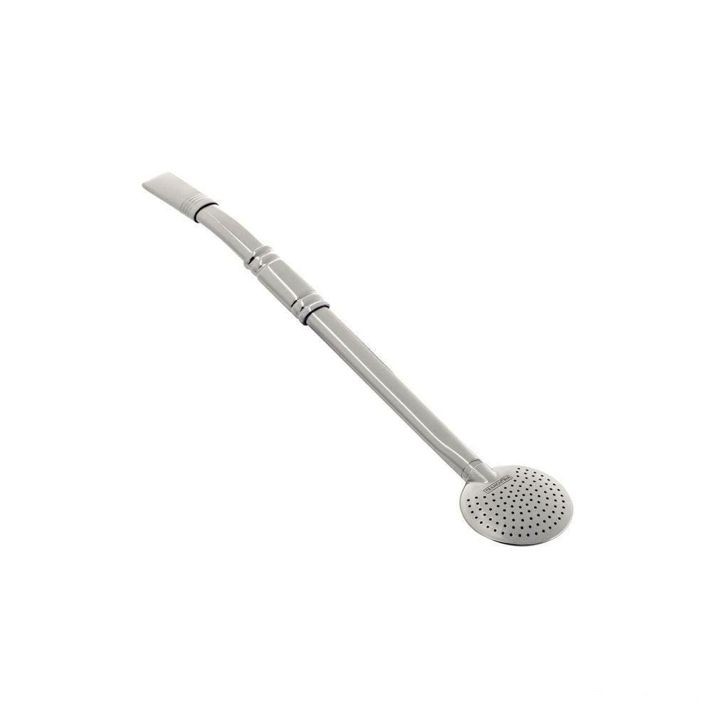 Bomba De Chimarrão Tramontina Ilex Em Aço Inox Com Rosca 23 Cm Tramontina
