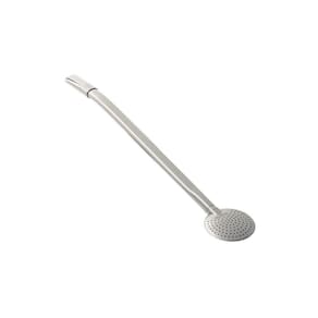 Bomba De Chimarrão Tramontina Ilex Em Aço Inox Liso Com Rosca 23 Cm Tramontina