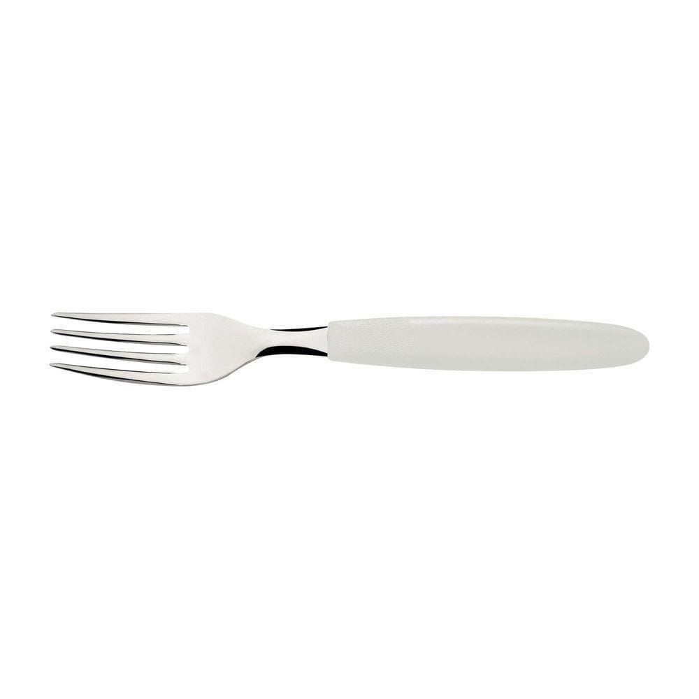 Garfo De Mesa Tramontina Ipanema Com Lâmina Em Aço Inox E Cabo De Polipropileno Branco Tramontina