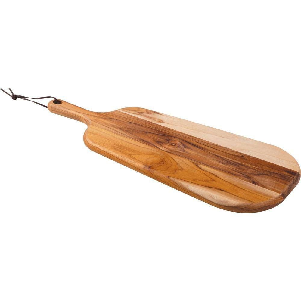 Tábua Para Pão Tramontina Provence Em Madeira Teca Fsc Com Cabo 48x19 Cm Tramontina