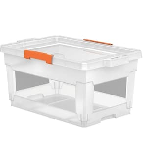 Caixa Organizadora Tramontina T-force Em Polipropileno Transparente 60 L Tramontina