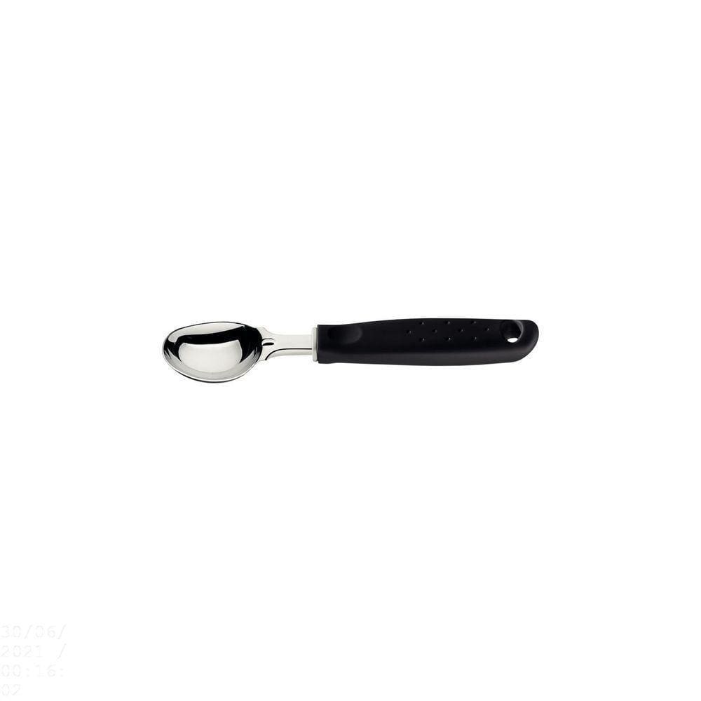 Concha Para Sorvete Utilitá Com Lâmina Em Aço Inox E Cabo De Polipropileno Preto