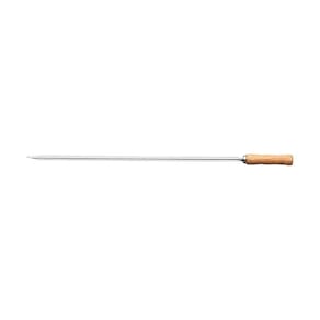 Espeto Para Churrasco Tramontina Com Lâmina Em Aço Inox E Cabo De Madeira 85 Cm Tramontina