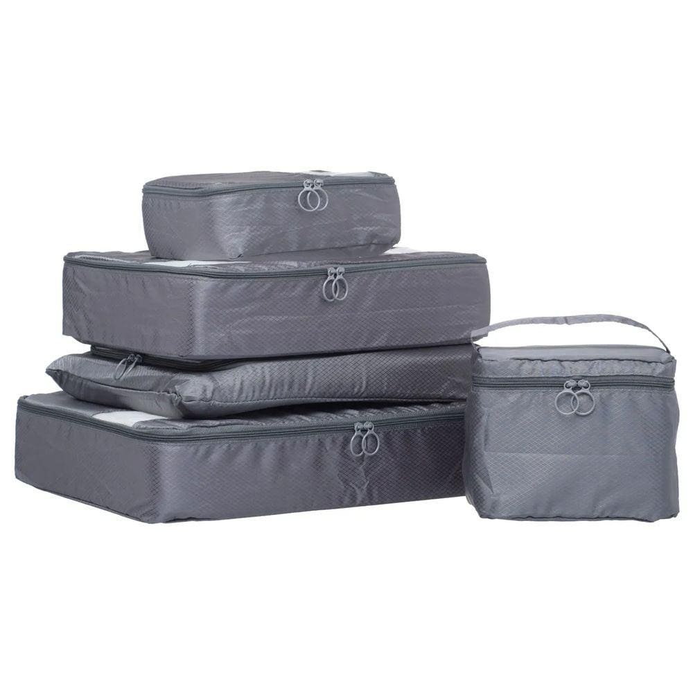 Organizador De Mala Para Viagem Kit 5 Peças Necessaire KTV-501
