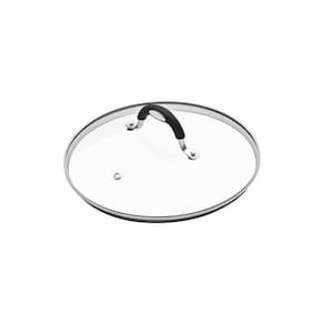 Tampa Avulsa Tramontina Panela Mônaco Em Vidro E Aço Inox Com Alça Em Silicone 24 Cm Tramontina